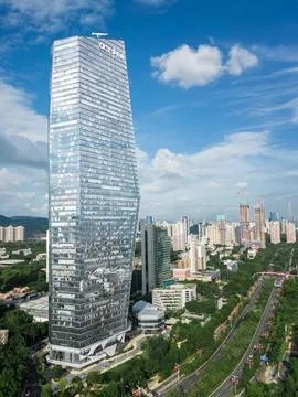Top View Of The OCT Tower Stock Photos