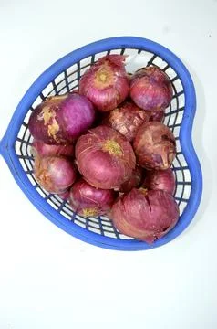 Top view onion image Stock Photos