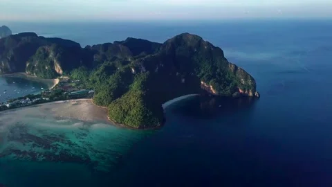 Top view over green tropical islands. Stock Footage 161466683