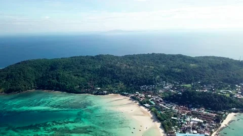 Top view over green tropical islands. Stock Footage 161466730