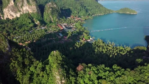 Top view over green tropical islands. Stock Footage 161466841