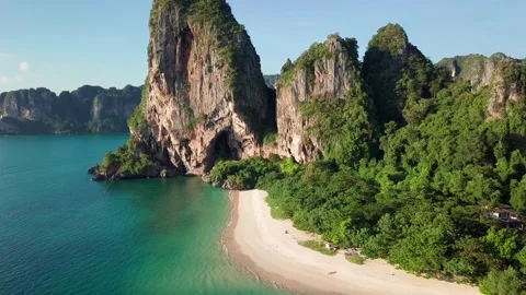Top view over green tropical islands. Stock Footage 161466843