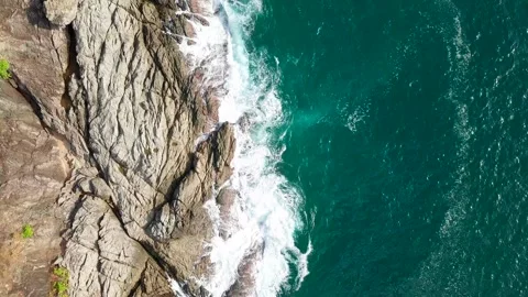 Top view over green tropical islands. Stock Footage 161873588