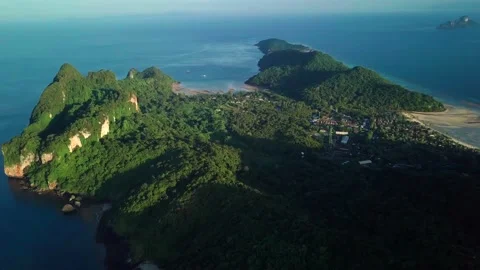 Top view over green tropical islands. Stock Footage 161873721