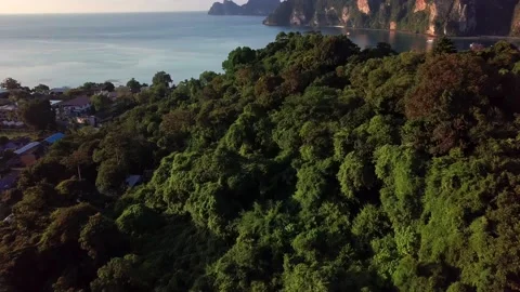 Top view over green tropical islands. Stock Footage 161873722