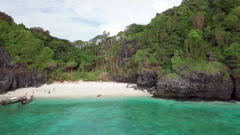 Top view over green tropical islands. Stock Footage 161873740