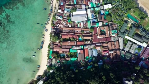 Top view over green tropical islands. Stock Footage 161873811