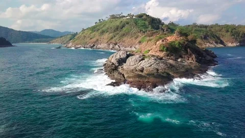 Top view over green tropical islands. Stock Footage 162027574