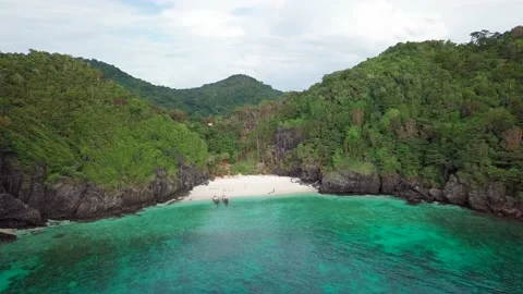 Top view over green tropical islands. Stock Footage 162027762