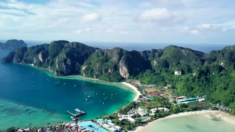 Top view over green tropical islands. Stock Footage 162027806