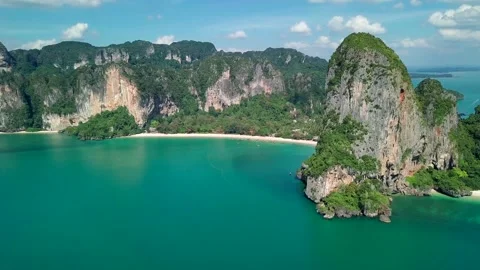 Top view over green tropical islands. Stock Footage 162027815