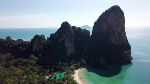 Top view over green tropical islands. Stock Footage 162027940