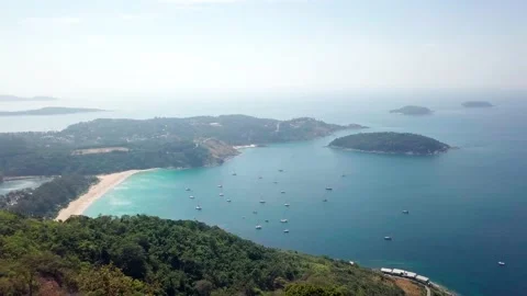 Top view over green tropical islands. Stock Footage 162027954
