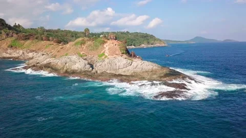 Top view over green tropical islands. Stock Footage 162611988