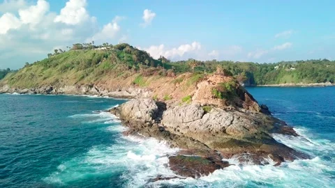 Top view over green tropical islands. Stock Footage 162611990