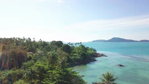 Top view over green tropical islands. Stock Footage 162655357
