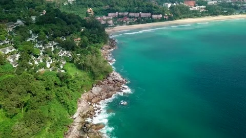 Top view over green tropical islands. Stock Footage 162655377