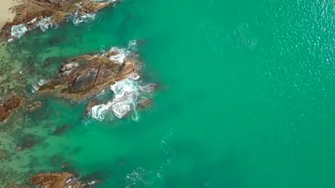 Top view over green tropical islands. Stock Footage 162655385