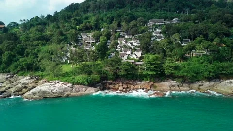 Top view over green tropical islands. Stock Footage 162726349