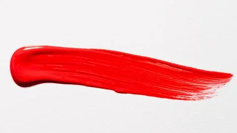 Top view paint brush stroke surface Stock Photos