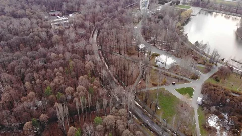 Top view of the Park 動画素材 119729745