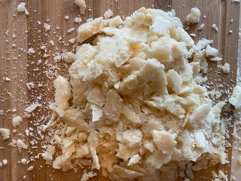 Top view parmesan cheese Stock Photos