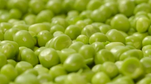 Top view of Peas rotating. Green Peas background texture vegetable Stock Footage 166798029