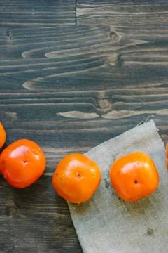 Top view of persimmon snake Stock Photos
