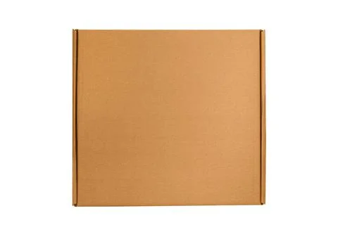Top view pizza box Foto stock