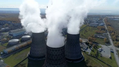 Top view of pollution environment by emission smoke 스톡 동영상 81289551