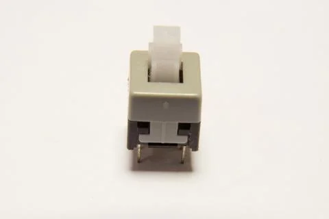 Top view of a push button, commonly used with arduino Foto stock