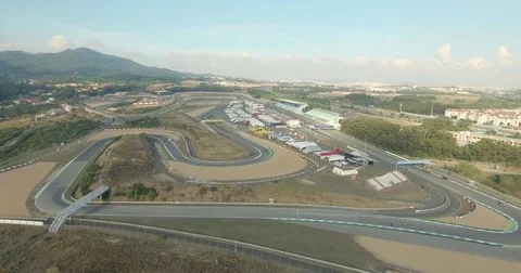 Top View of Racing Curcuit. Stock Footage 69825286