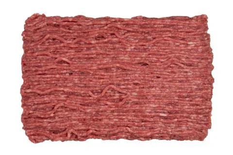 Top view of raw minced beef meat Stock Photos