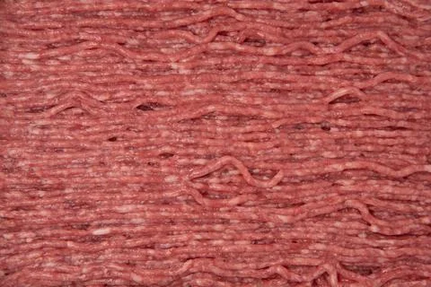 Top view of raw minced beef meat Stock Photos