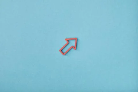 Top view red diagonal frame Stock Photos