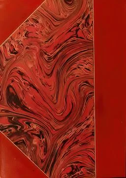 Top view of a red marbleized seamless tile pattern for wallpaper or backgroun Stock Illustration