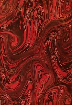 Top view of a red marbleized seamless tile pattern for wallpaper or backgroun Stock Illustration