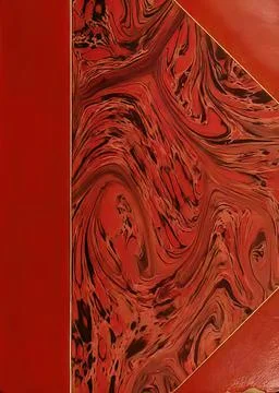 Top view of a red marbleized seamless tile pattern for wallpaper or backgroun Stock Illustration