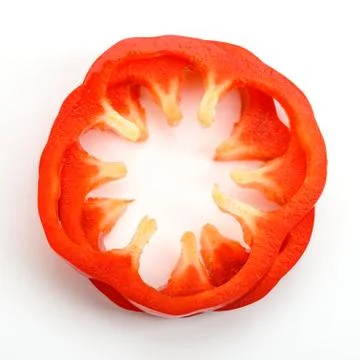 Top view on red pepper Stock Photos