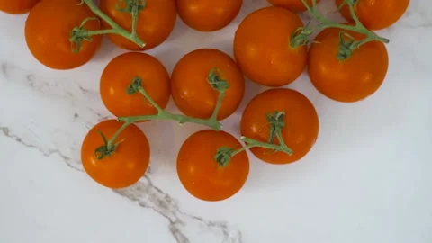 Top view of red tomatoes Stock Footage 224058237