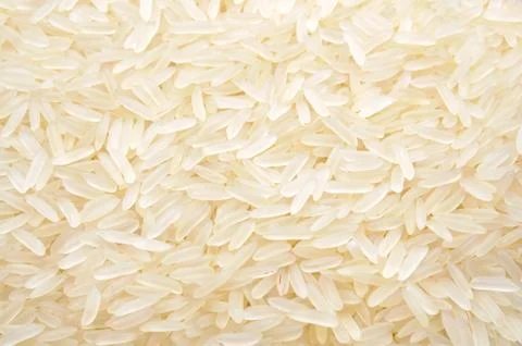 Top view: rice macro close up Stock Photos