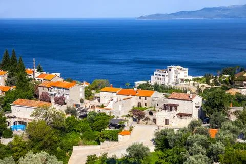 Top view of riviera Stock Photos
