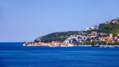 Top view of riviera Stock Photos