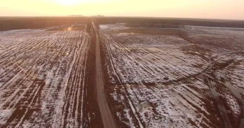 Top view on the road Stock Footage 62682040