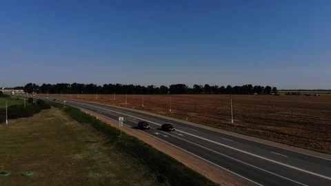 Top view of the road. Stock Footage 118163379