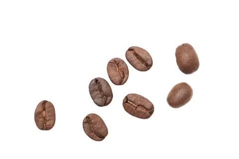 Top view of roasted coffee beans 写真素材