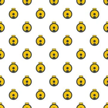 Top view robot vacuum cleaner pattern seamless vector Illustrazione stock