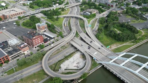Top View From Rochester Stock Footage 246719477