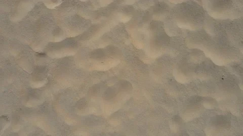 Top view of sand texture in sunset Phuket Thailand Stock Footage 153377141