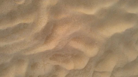 Top view sand texture in sunset background on the beach Phuket Thailand Stock Footage 153377271